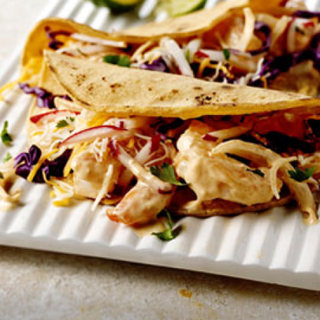 Creamy Grilled Shrimp Tacos